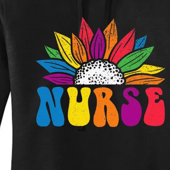 Groovy Nurse Tee Wo Future Nurse Appreciation Nursing Women's Pullover Hoodie