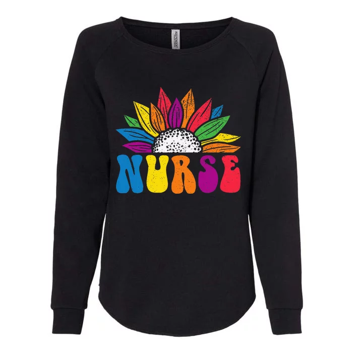 Groovy Nurse Tee Wo Future Nurse Appreciation Nursing Womens California Wash Sweatshirt