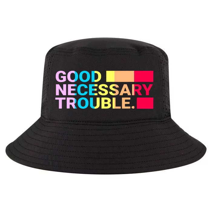 Good Necessary Trouble LGBTQ Cool Comfort Performance Bucket Hat