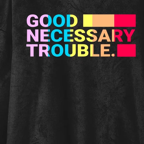 Good Necessary Trouble LGBTQ Hooded Wearable Blanket