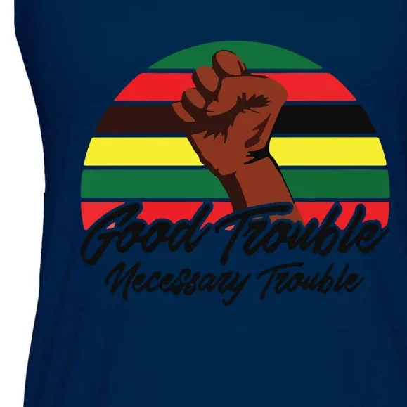 Good Necessary Trouble Civil Rights Gift Premium Ladies Essential Flowy Tank