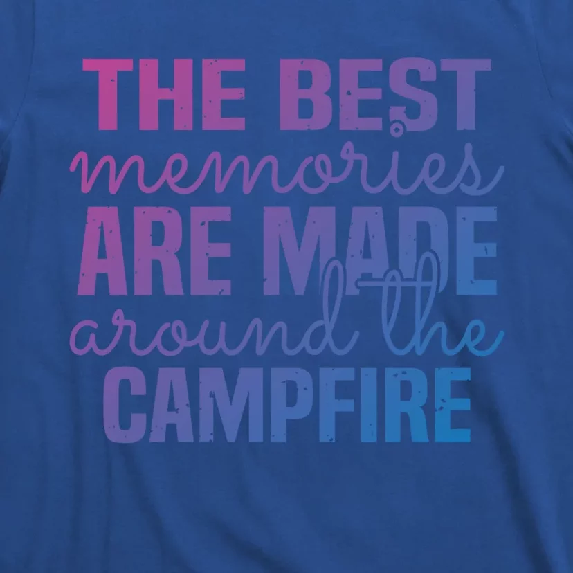 Glamping Nature Tent Camping Campfire Memories Mountain Gift T-Shirt