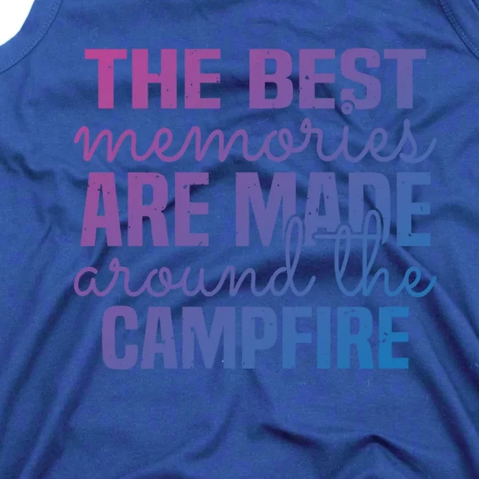 Glamping Nature Tent Camping Campfire Memories Mountain Gift Tank Top