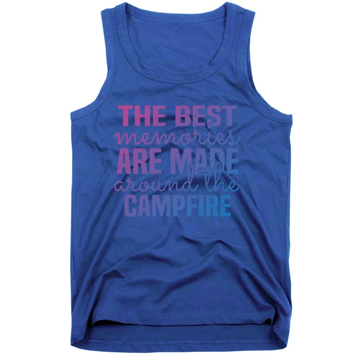 Glamping Nature Tent Camping Campfire Memories Mountain Gift Tank Top