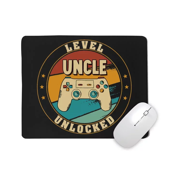 Gamer New Uncle Dad Mom Baby Announcement Pregnancy Father Mousepad