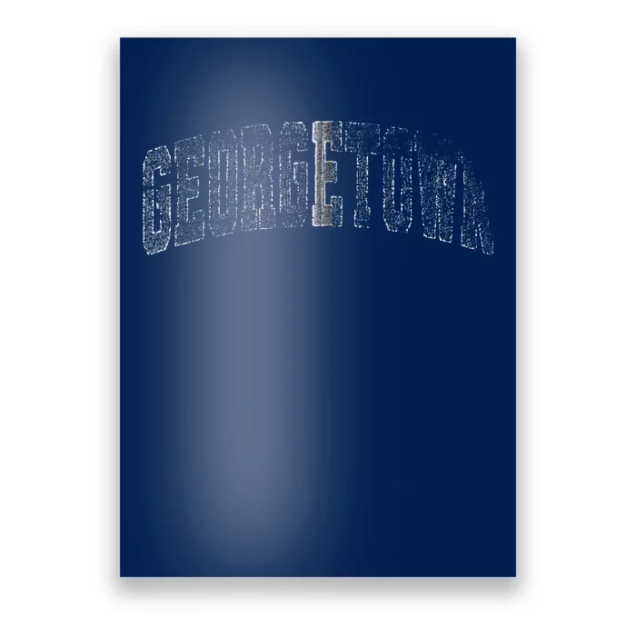 Georgetown Name Vintage Retro Gift Poster