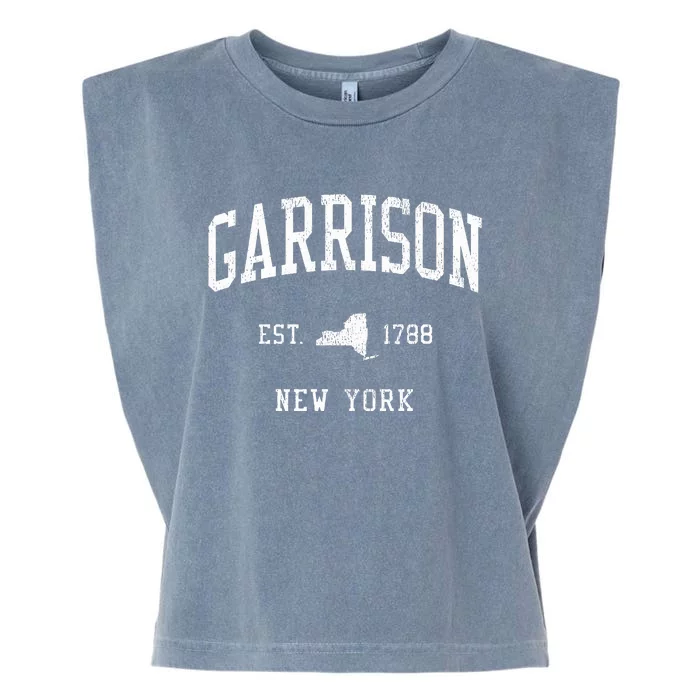 Garrison NY Vintage Athletic Sports JS01 Garment-Dyed Women's Muscle Tee