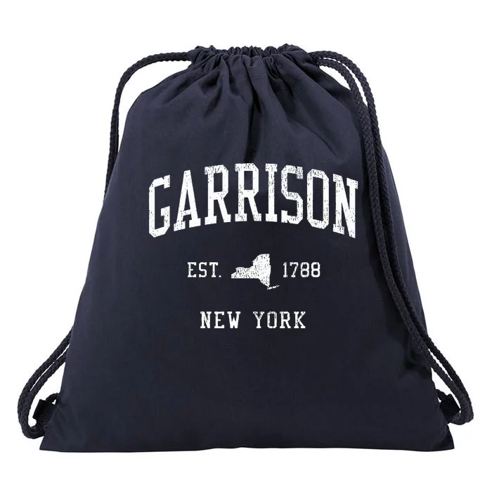 Garrison NY Vintage Athletic Sports JS01 Drawstring Bag