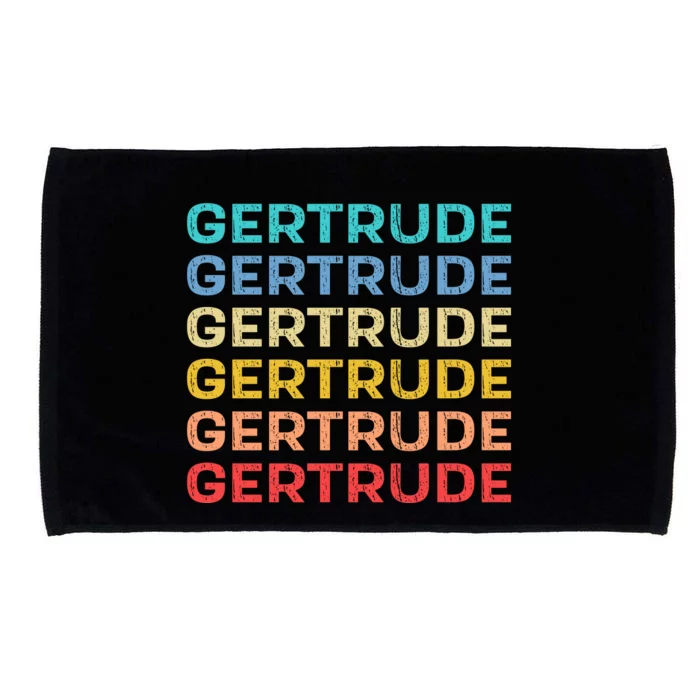 Gertrude Name Vintage Retro Herman Hesse Microfiber Hand Towel