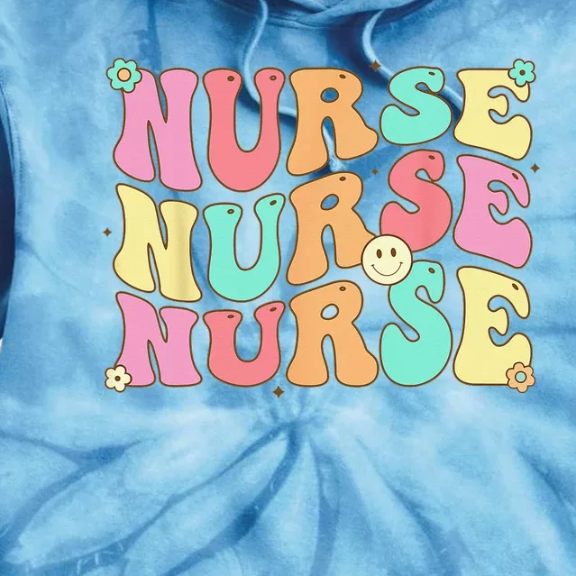 Groovy Nurse Wo Future Nurse Appreciation Nursing Tie Dye Hoodie