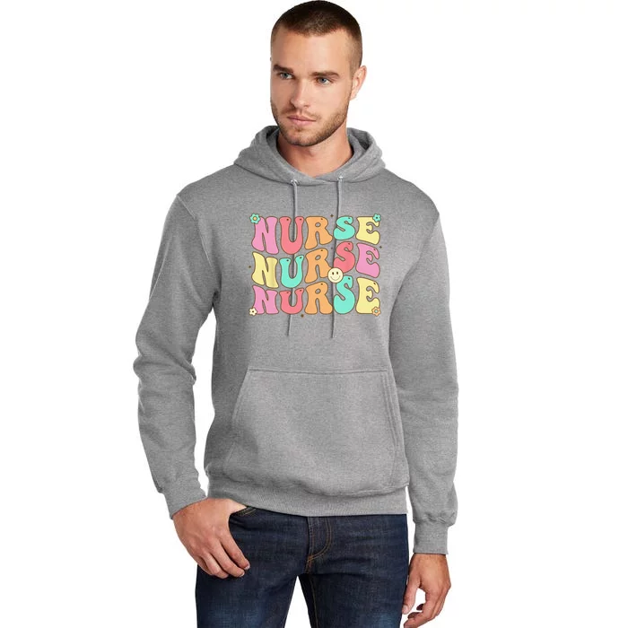 Groovy Nurse Wo Future Nurse Appreciation Nursing Tall Hoodie