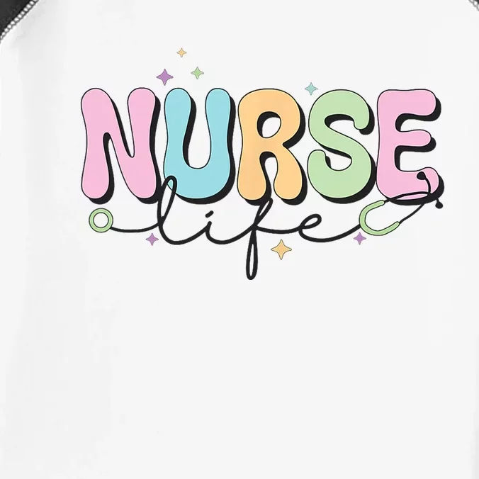 Groovy Nurse Wo Future Nurse Appreciation Nursing Infant Baby Jersey Bodysuit