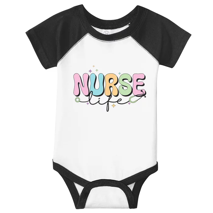 Groovy Nurse Wo Future Nurse Appreciation Nursing Infant Baby Jersey Bodysuit