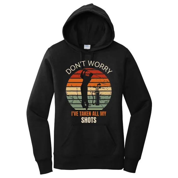 GOLF No Worries I've Had My Shots Vintage Women's Pullover Hoodie