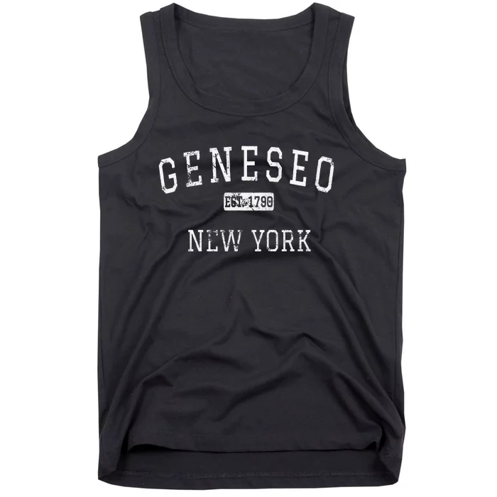 Geneseo New York NY Vintage Tank Top