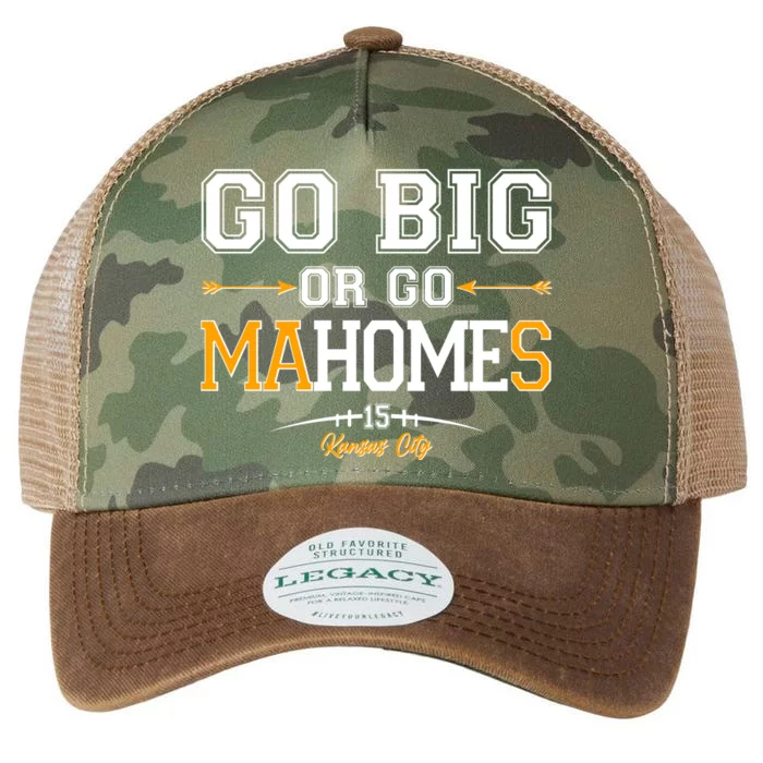 Go Big Or Go Ma-HOME-s Kansas City Football No 15 Legacy Tie Dye Trucker Hat