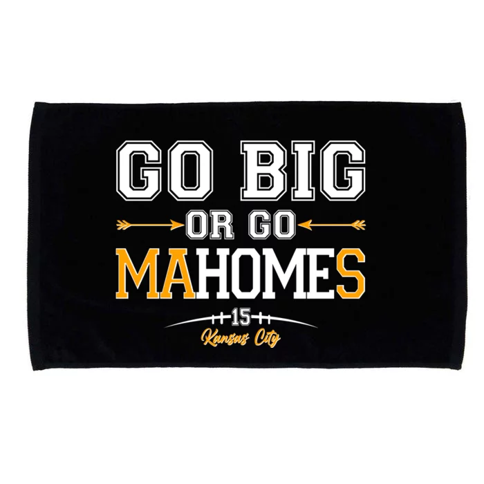 Go Big Or Go Ma-HOME-s Kansas City Football No 15 Microfiber Hand Towel