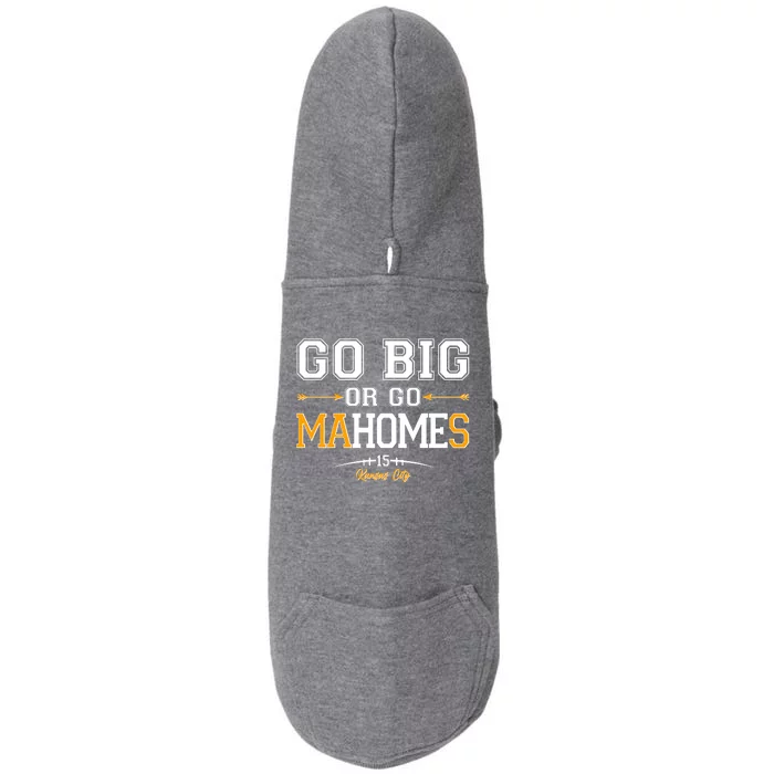 Go Big Or Go Ma-HOME-s Kansas City Football No 15 Doggie 3-End Fleece Hoodie