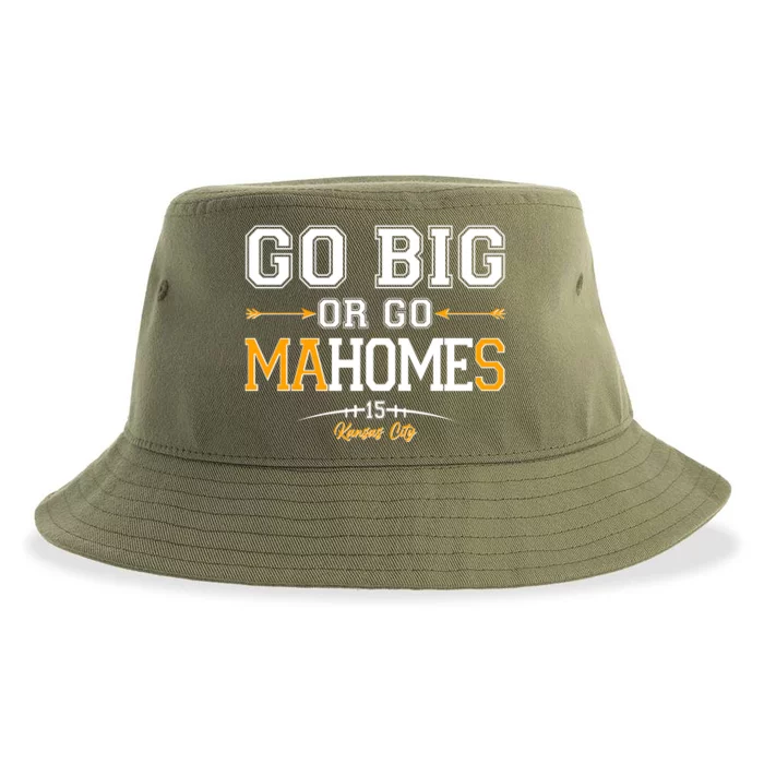 Go Big Or Go Ma-HOME-s Kansas City Football No 15 Sustainable Bucket Hat