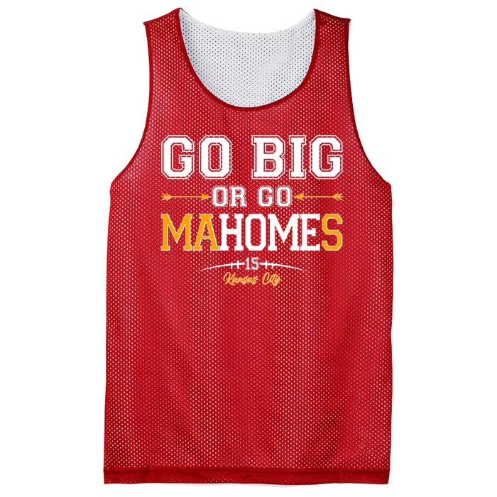 Go Big Or Go Ma-HOME-s Kansas City Football No 15 Mesh Reversible Basketball Jersey Tank