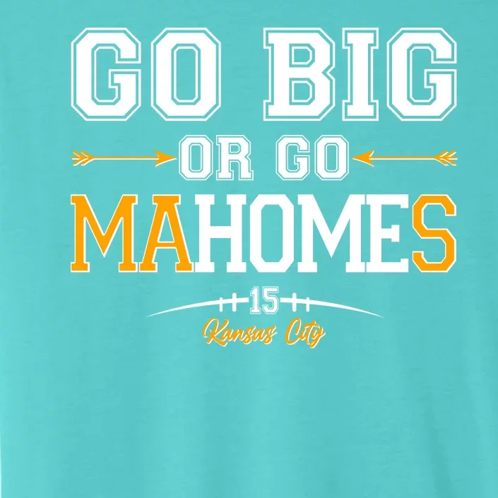 Go Big Or Go Ma-HOME-s Kansas City Football No 15 ChromaSoft Performance T-Shirt