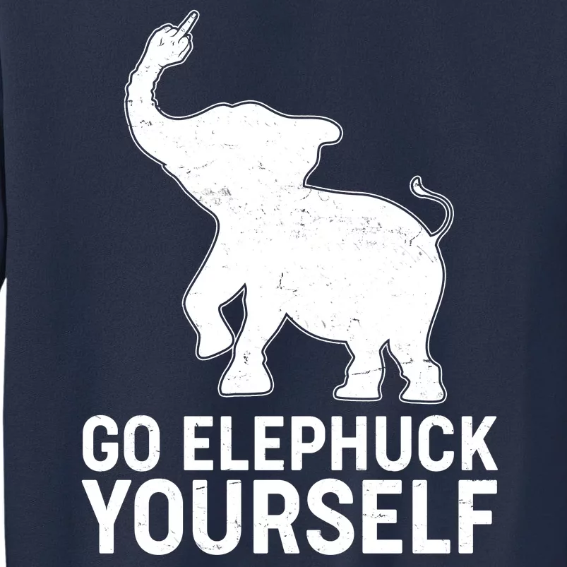 Go Elephuck Yourself Elephant Middle Finger Sweatshirt