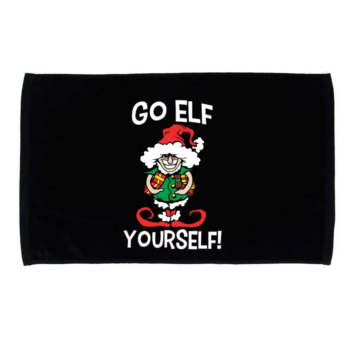 Go Elf Yourself Funny Christmas Microfiber Hand Towel