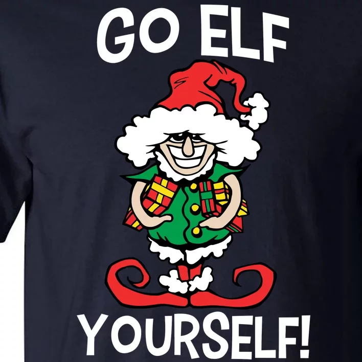 Go Elf Yourself Funny Christmas Tall T-Shirt