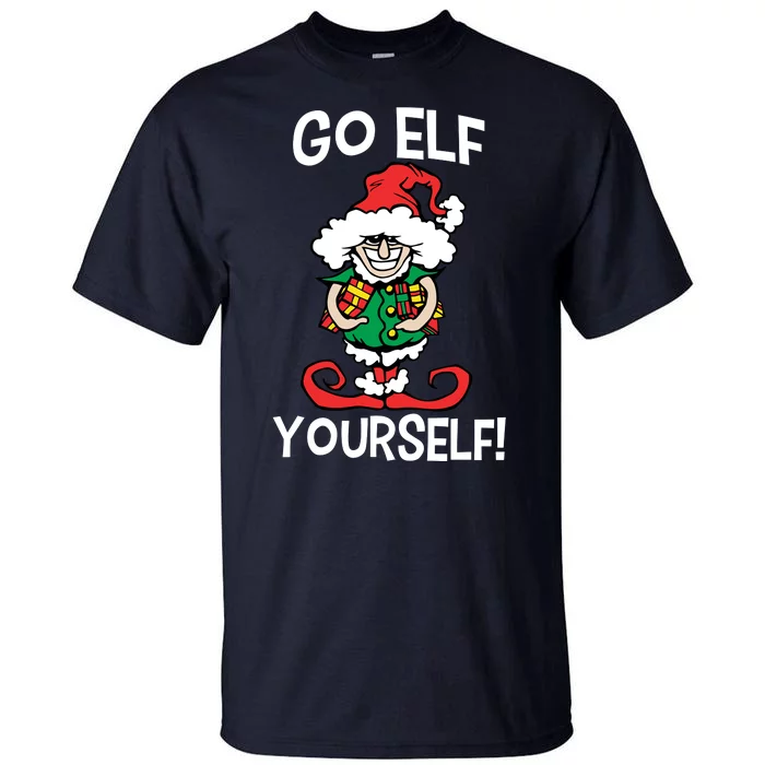 Go Elf Yourself Funny Christmas Tall T-Shirt