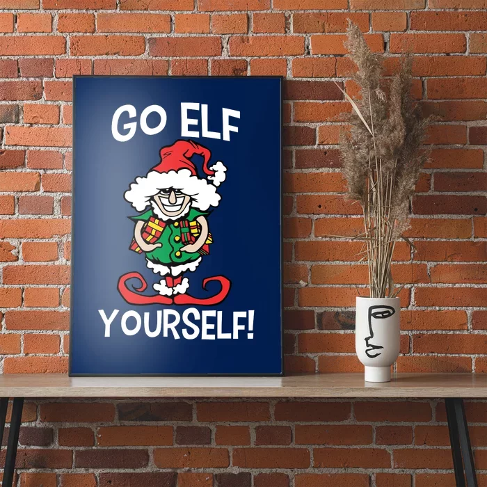 Go Elf Yourself Funny Christmas Poster