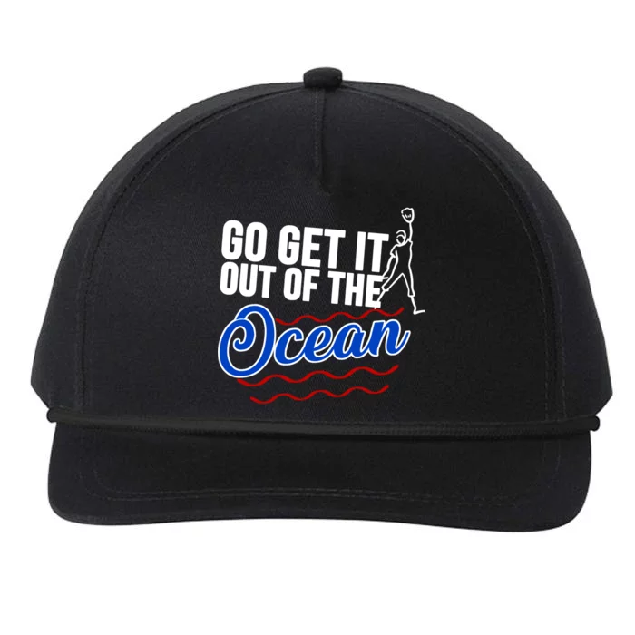 Go Get It Out Of The Ocean Baseball Snapback Five-Panel Rope Hat