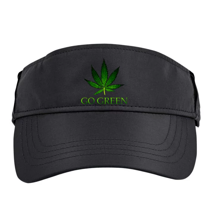 Go Green Medical Marijuana Weed Adult Drive Performance Visor