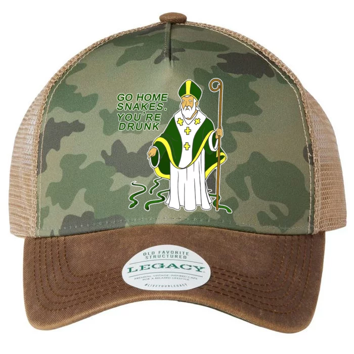 Go Home Snakes Your Drunk St Patrick's Legacy Tie Dye Trucker Hat