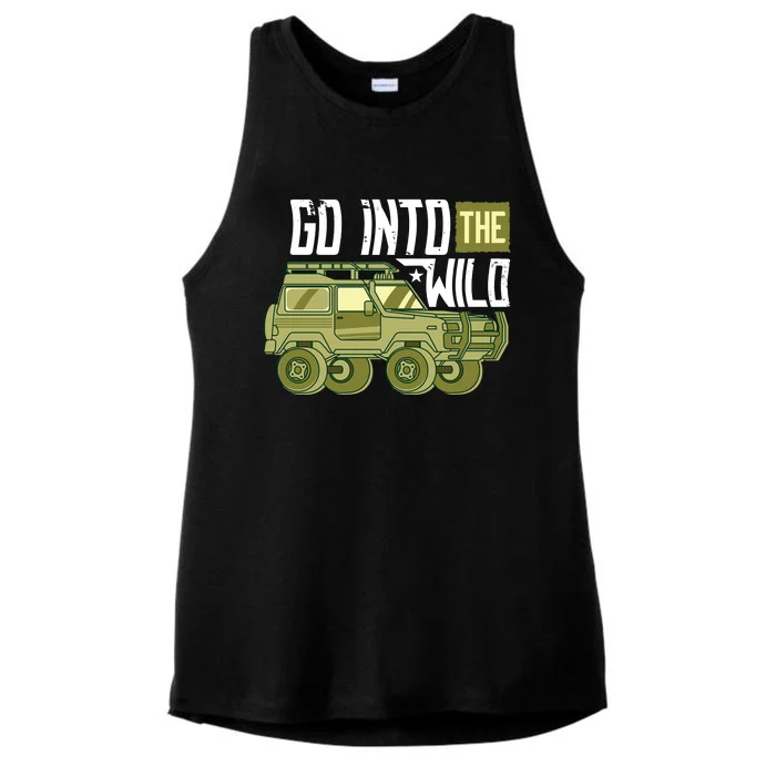 Go Into The Wild Ladies Tri-Blend Wicking Tank