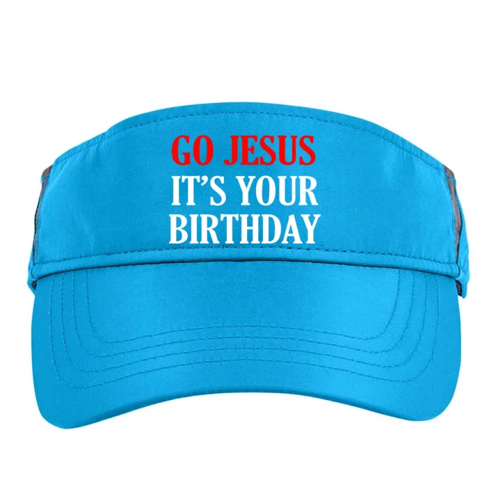 Go Jesus, It's Your Birthday Adult Drive Performance Visor