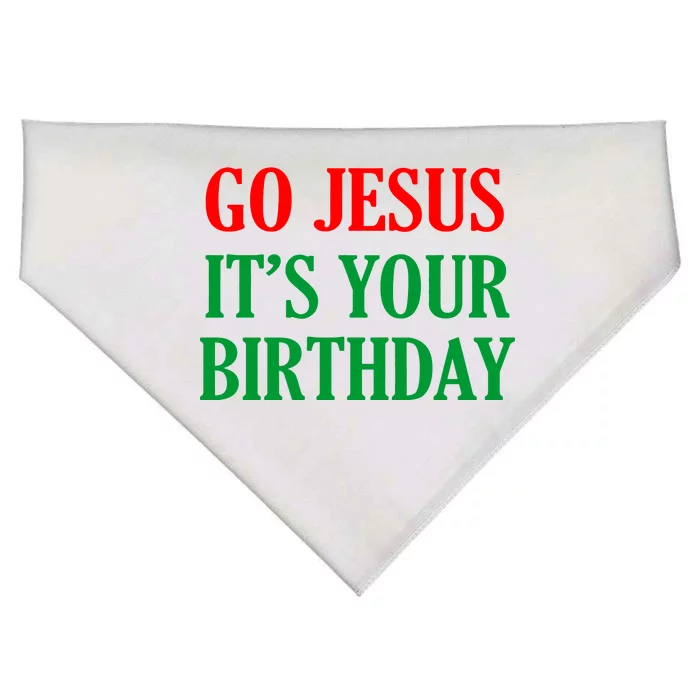 Go Jesus, It's Your Birthday USA-Made Doggie Bandana