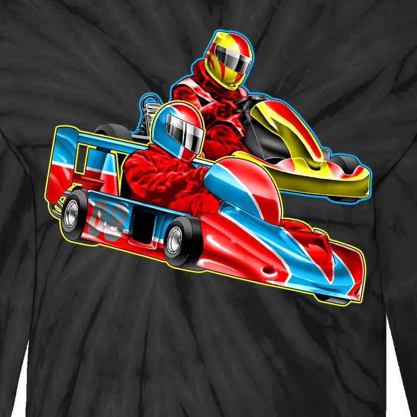 Go Karts Tie-Dye Long Sleeve Shirt