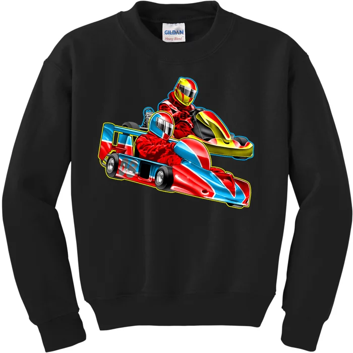 Go Karts Kids Sweatshirt