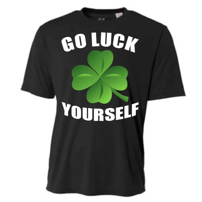 Go Luck Yourself Funny St. Patrick's Day Cooling Performance Crew T-Shirt