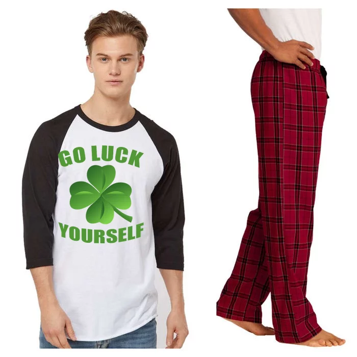 Go Luck Yourself Funny St. Patrick's Day Raglan Sleeve Pajama Set