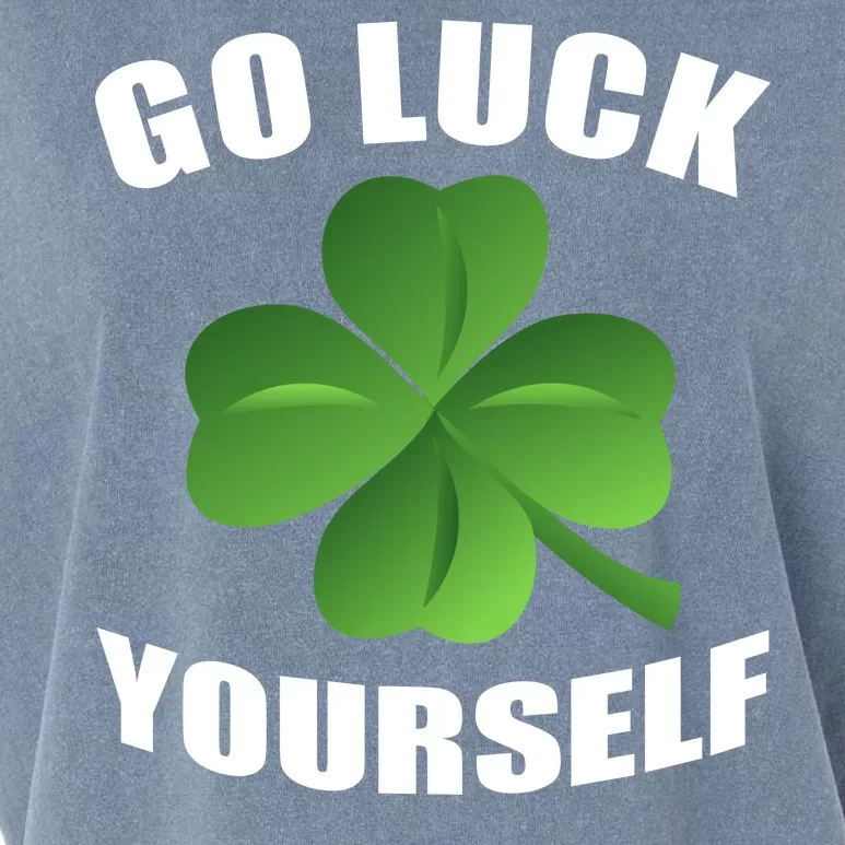 Go Luck Yourself Funny St. Patrick's Day Garment-Dyed Women's Muscle Tee