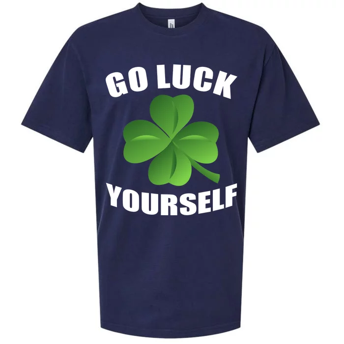 Go Luck Yourself Funny St. Patrick's Day Sueded Cloud Jersey T-Shirt