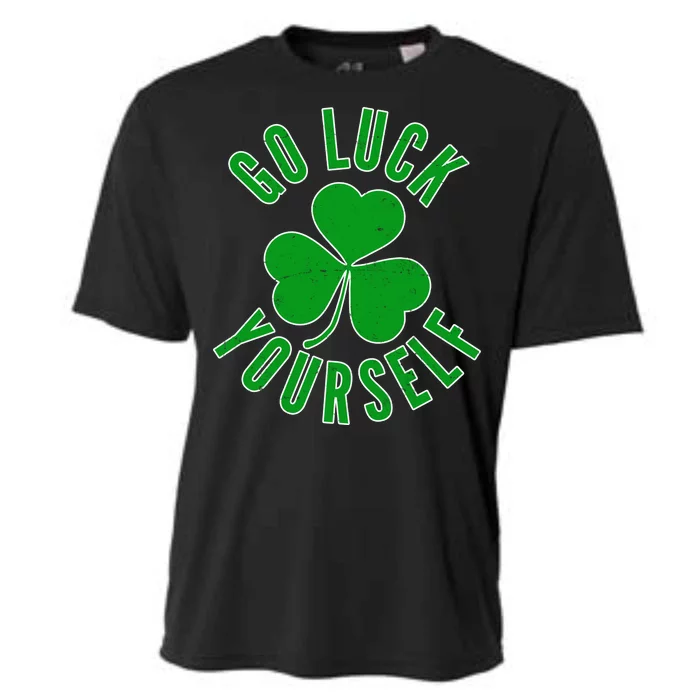 Go Luck Yourself Irish Clover Cooling Performance Crew T-Shirt