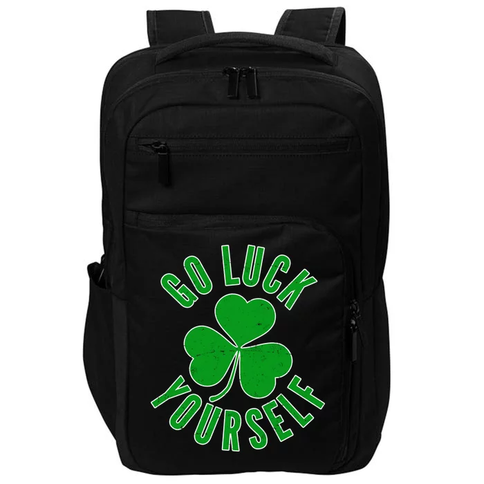 Go Luck Yourself Irish Clover Impact Tech Backpack