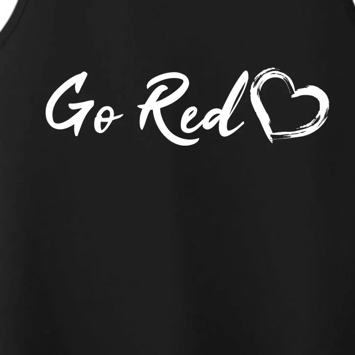 Go Red Heart Disease Awareness Performance Tank