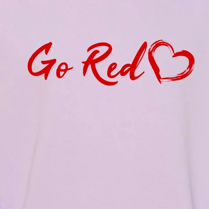 Go Red Heart Disease Awareness Garment-Dyed Sweatshirt