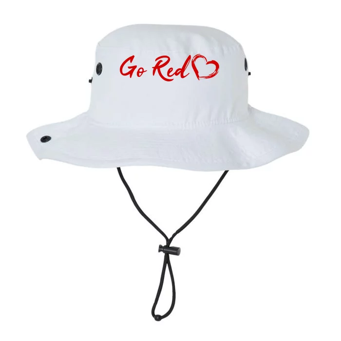 Go Red Heart Disease Awareness Legacy Cool Fit Booney Bucket Hat