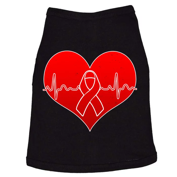 Go Red Heart Health Awareness Pulse Doggie Tank