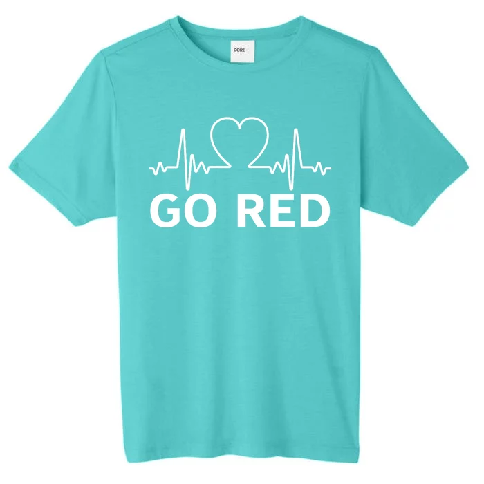 Go Red Pulse Heart Disease Awareness ChromaSoft Performance T-Shirt