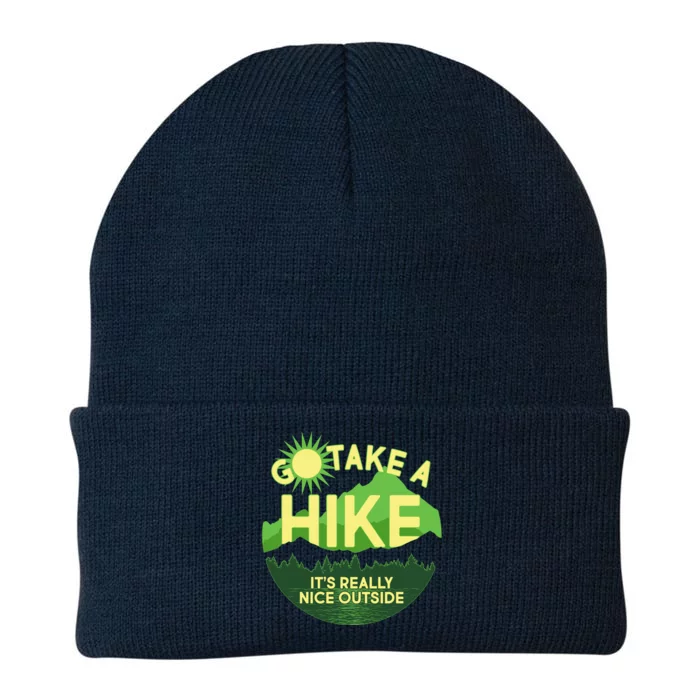 Go Take A Hike It's Really Nice Outside Knit Cap Winter Beanie